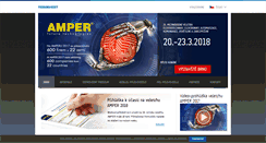 Desktop Screenshot of amper.cz