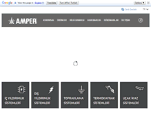 Tablet Screenshot of amper.com.tr