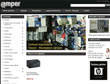 Tablet Screenshot of amper.ro